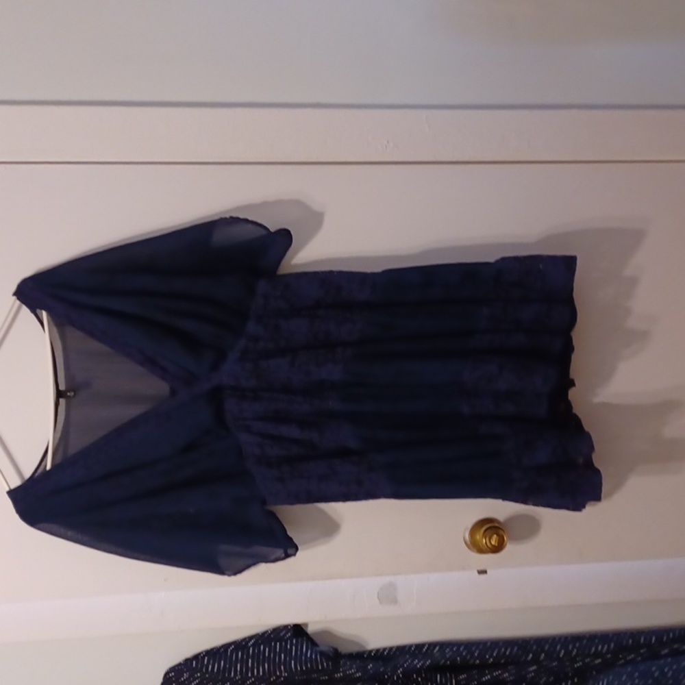 Blue dress